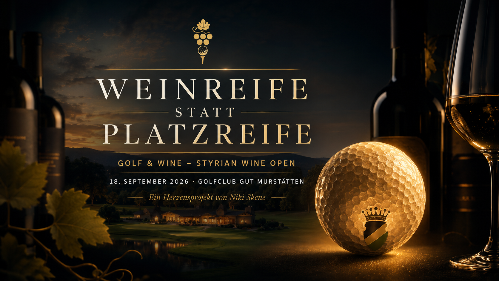 Golf trifft Wein – und zwar auf höchstem Niveau | Weinreife 2026