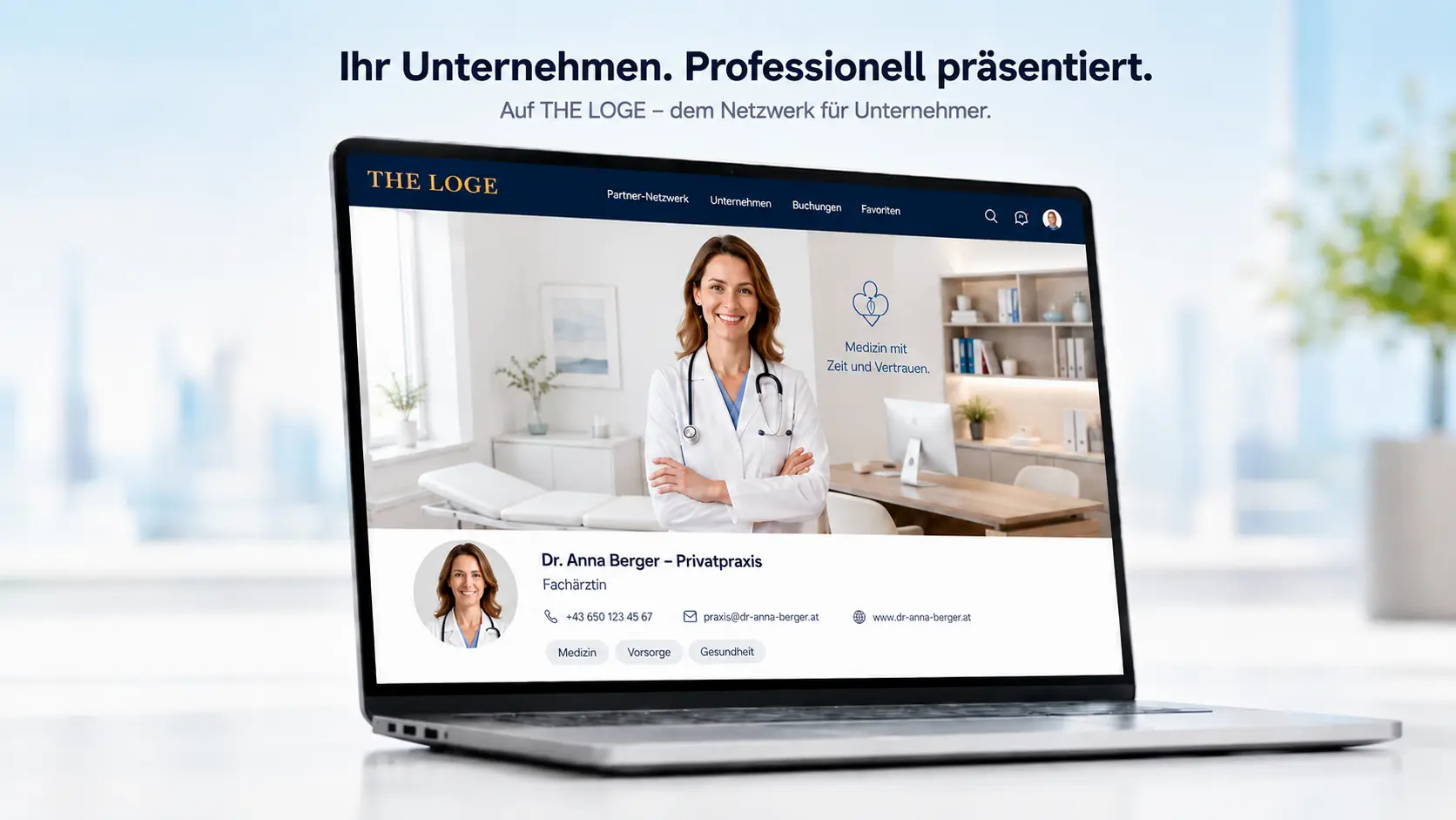 Personalized company profile