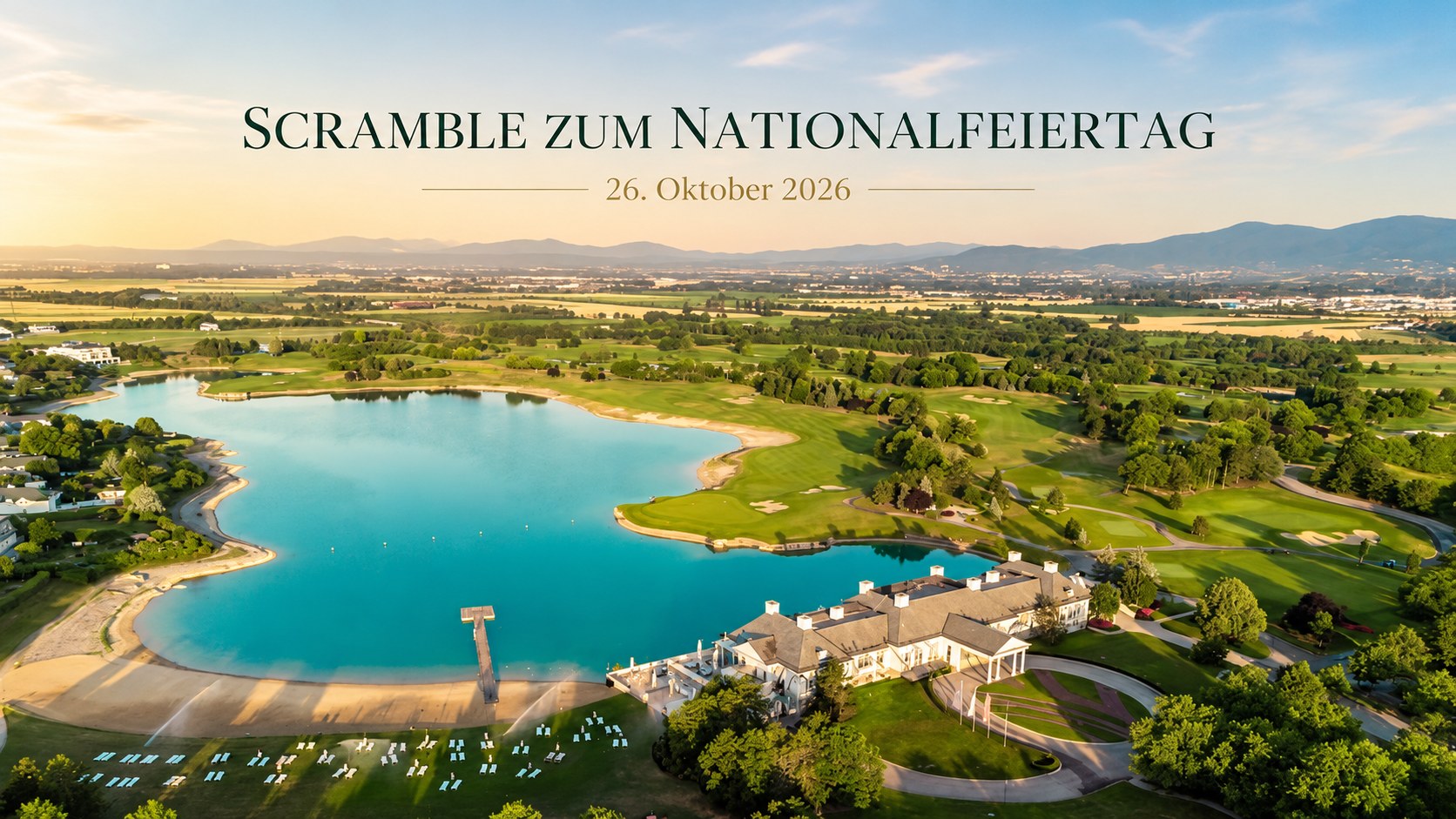 Scramble zum Nationalfeiertag 2026 im Golfclub FONTANA in Oberwaltersdorf am 26. Oktober 2026